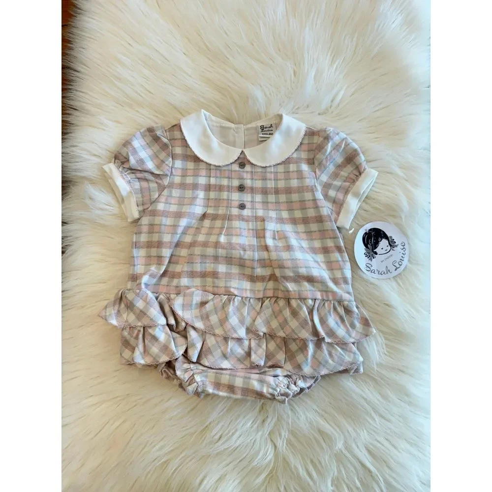 Sarah‎ Louis pink grey bubble nwt 18m